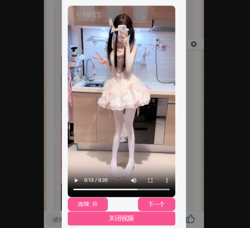 网站侧边添加小姐姐视频源码(内置视频接口)-星宿时光-资源网